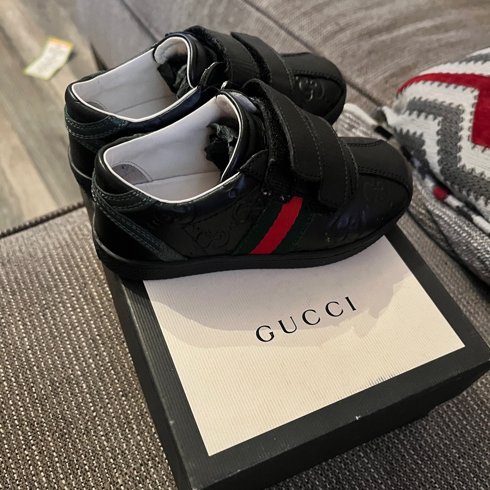 Gucci Kids Black Shoes